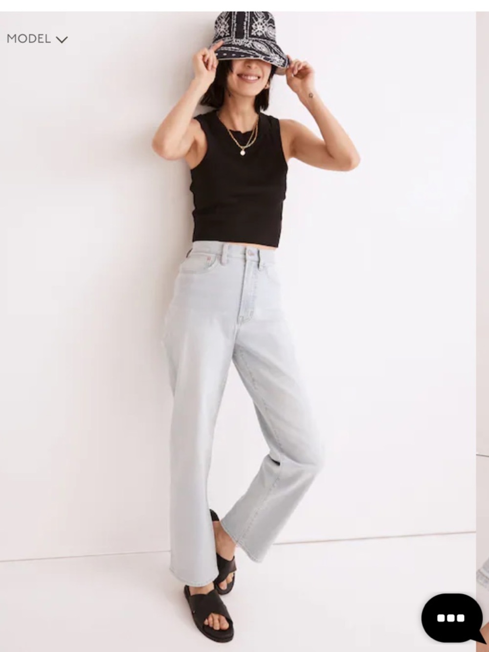 The Perfect Vintage Straight Jean in Mosedale Wash